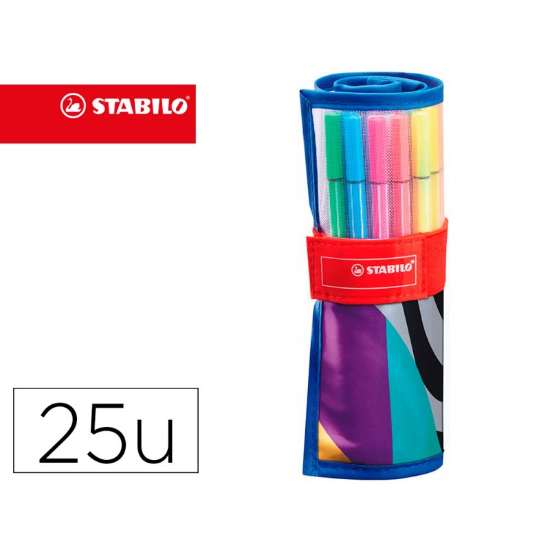 Marcador stabilo ponta de...