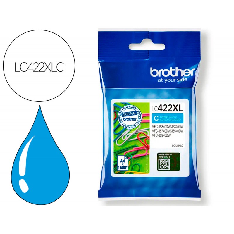 Tinteiro brother lc-422xlc...