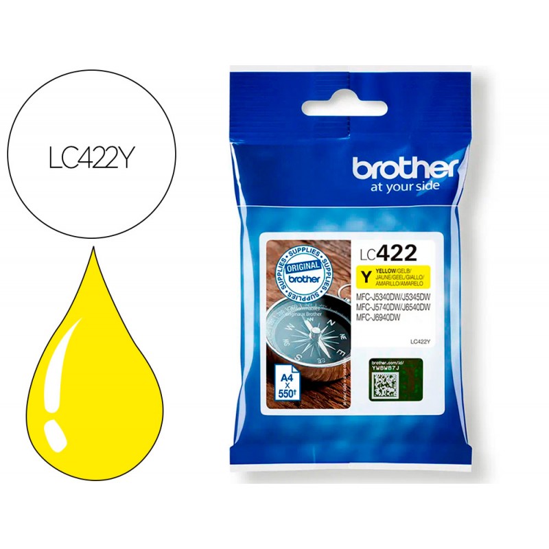 Tinteiro brother lc-422y...
