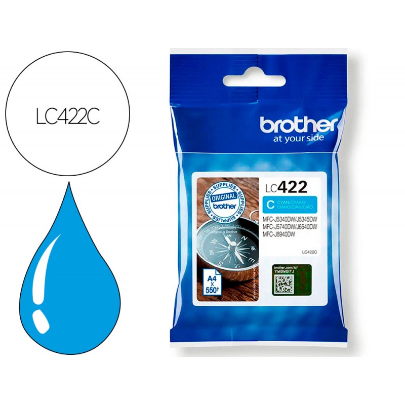 Tinteiro brother lc-422c...
