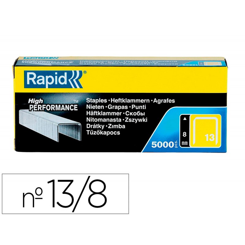Agrafes rapid 13/8 mm...