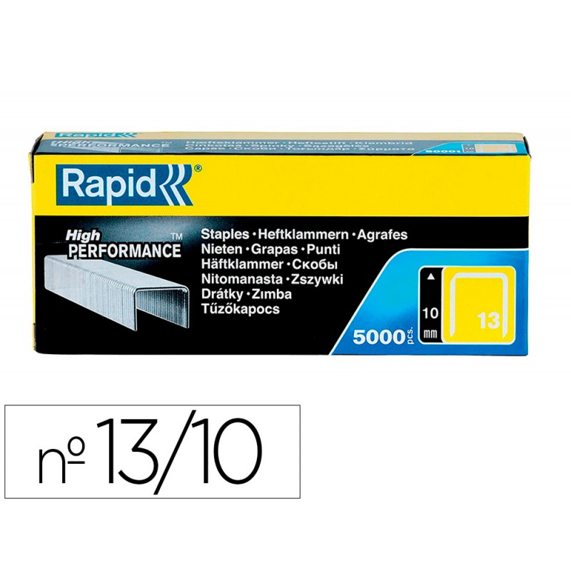 Agrafos rapid 13/10 mm...