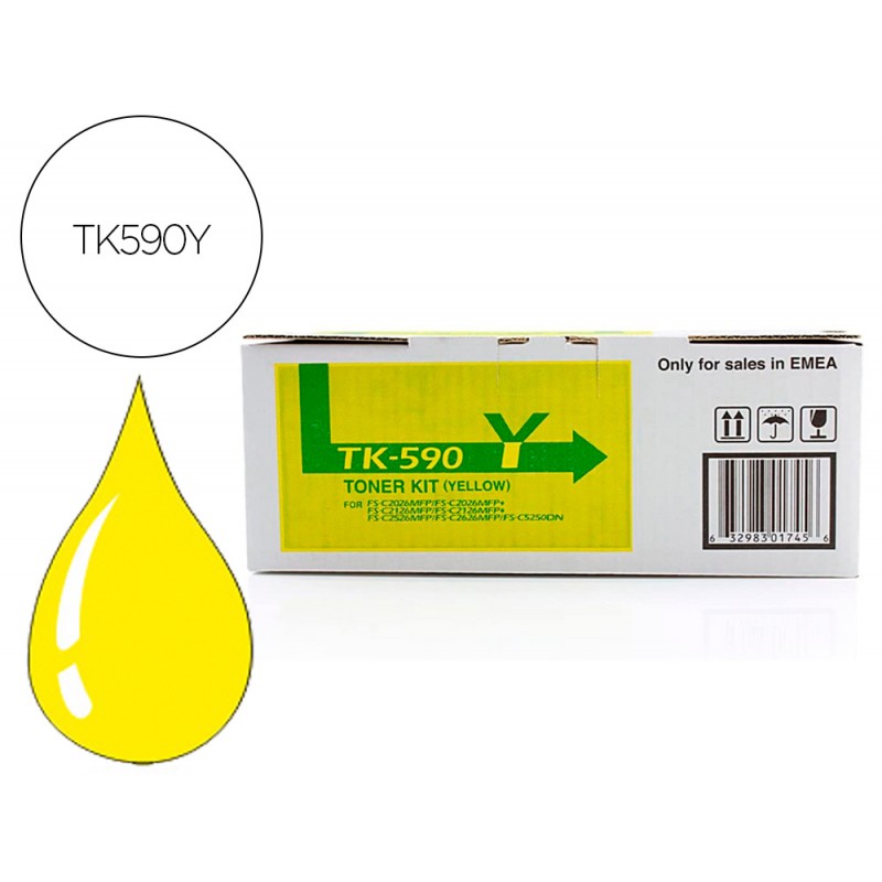Toner kyocera -mita amarelo...