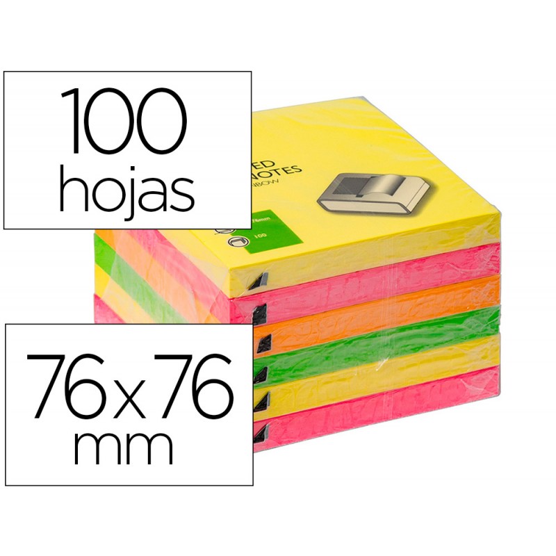 Bloco de notas adesivas...