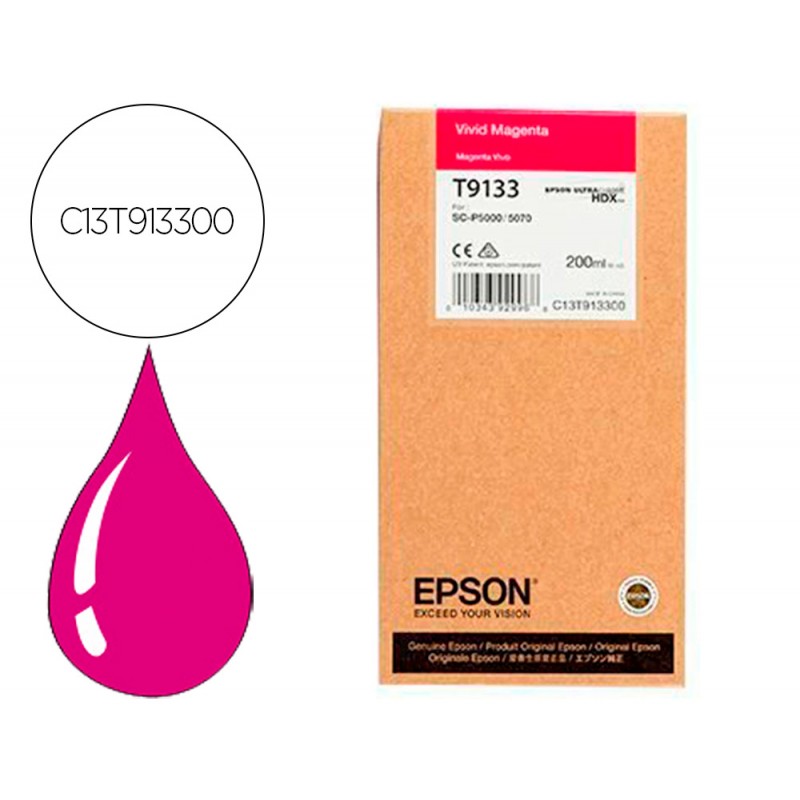 Tinteiro epson t9133 vivid...