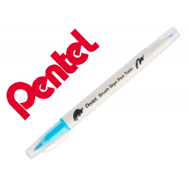 Pincel pentel brush sign...
