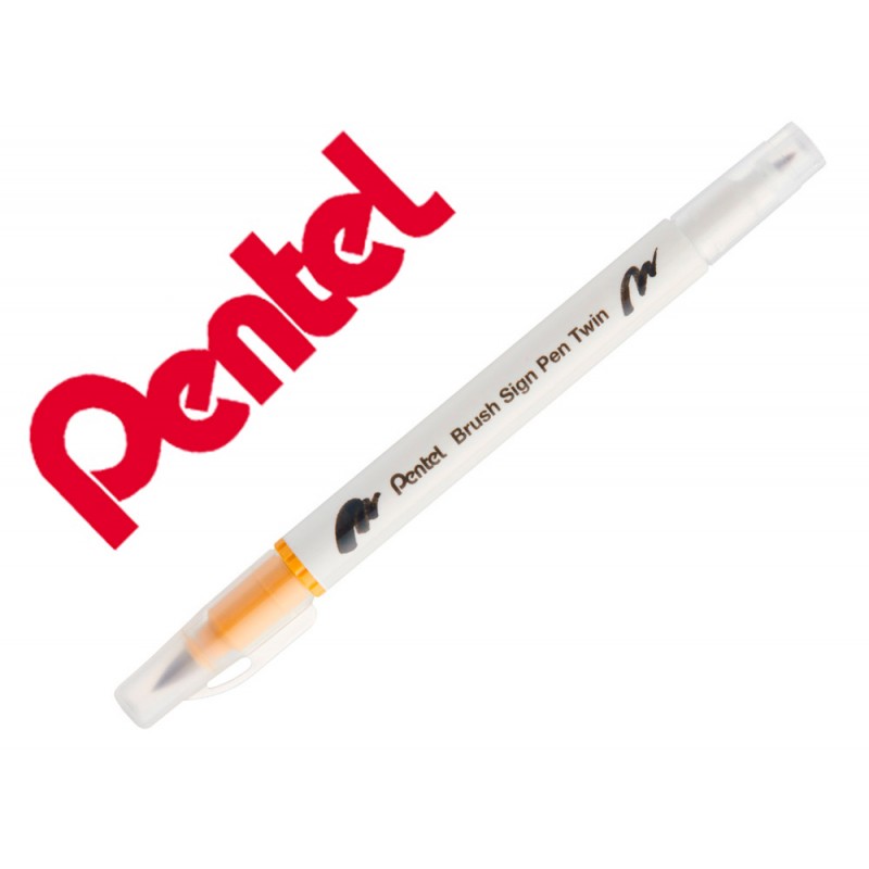 Pincel pentel brush sign...