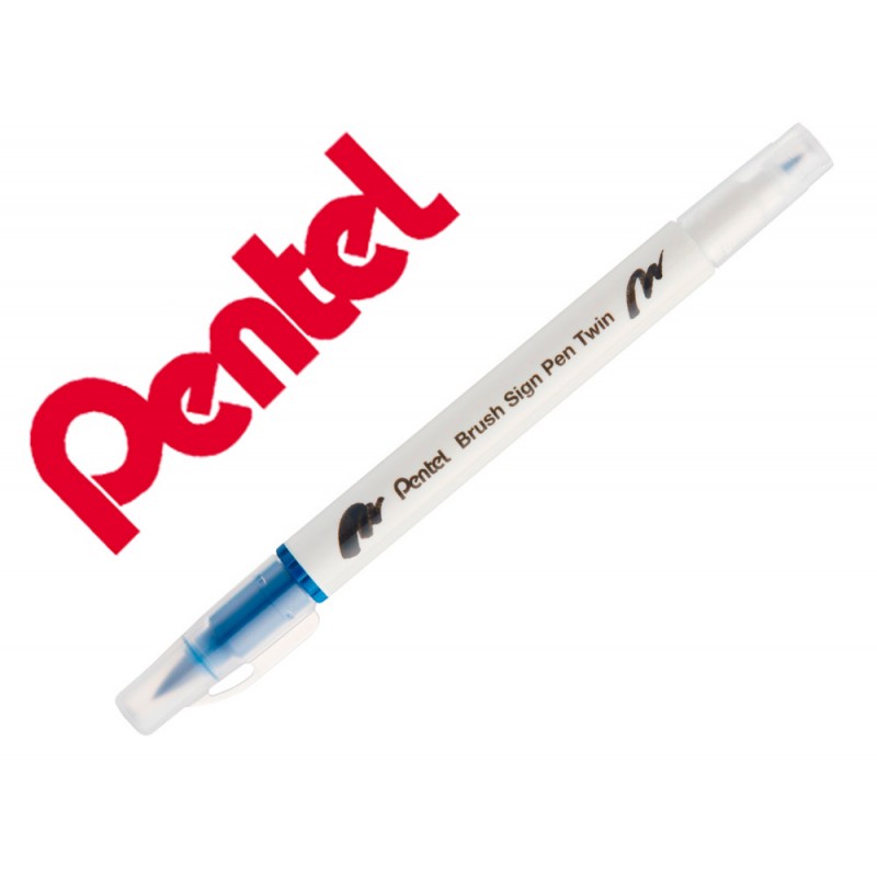 Pincel pentel brush sign...