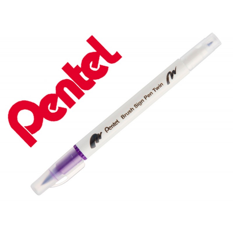 Pincel pentel brush sign...