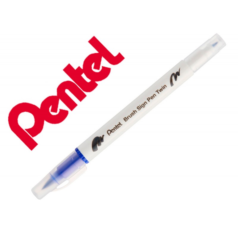 Pincel pentel brush sign...