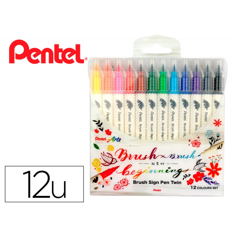 Pincel pentel brush sign...