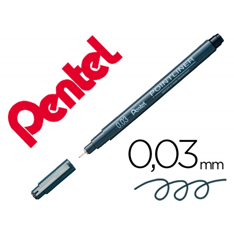 Marcador pentel pointliner...