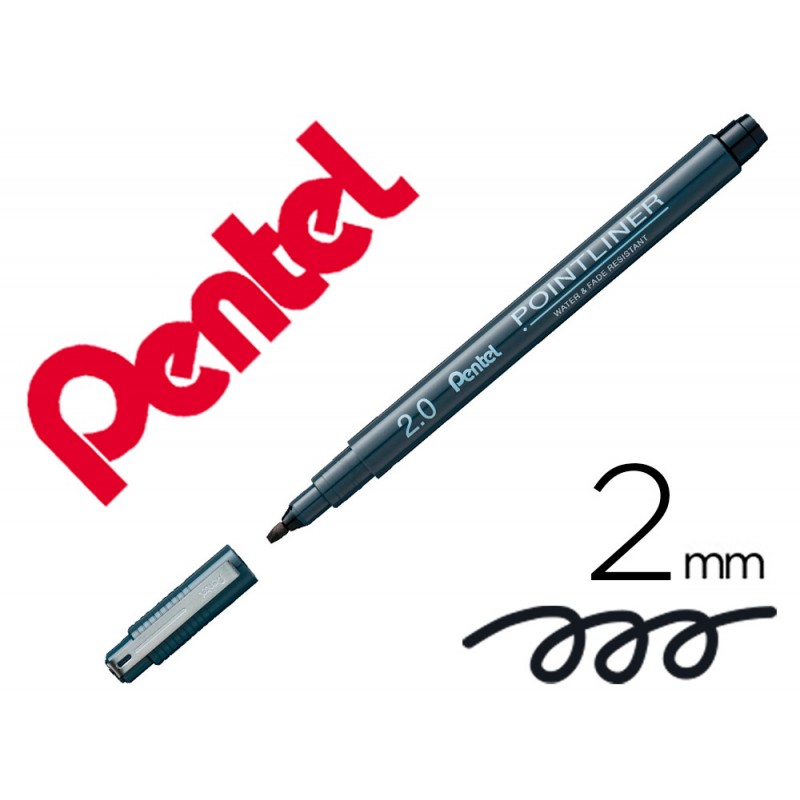 Marcador pentel pointliner...