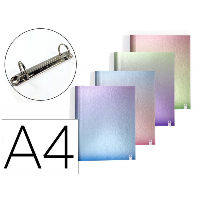 Pasta de 4 aneis de 25 mm...