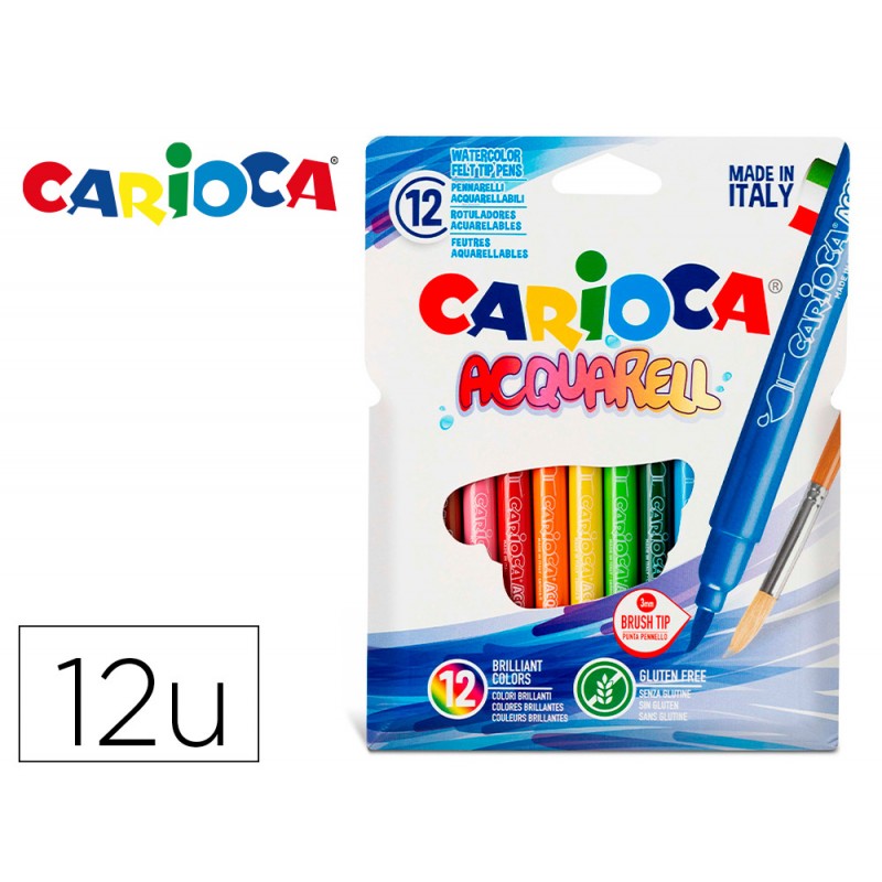 Marcador carioca aquarelle...