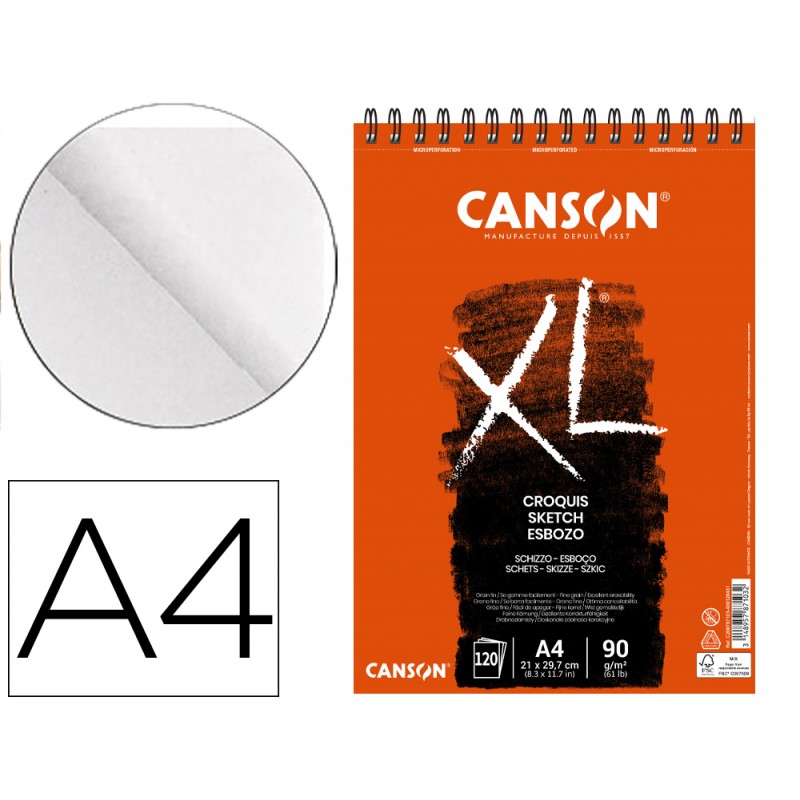 Bloco de desenho xl croquis...