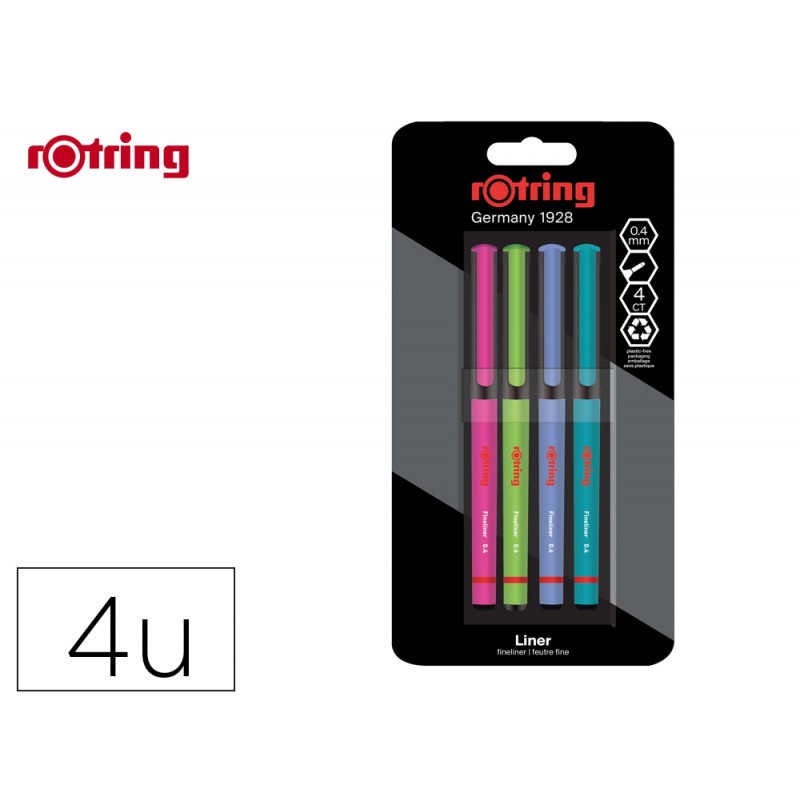 Marcador rotring fineliner...