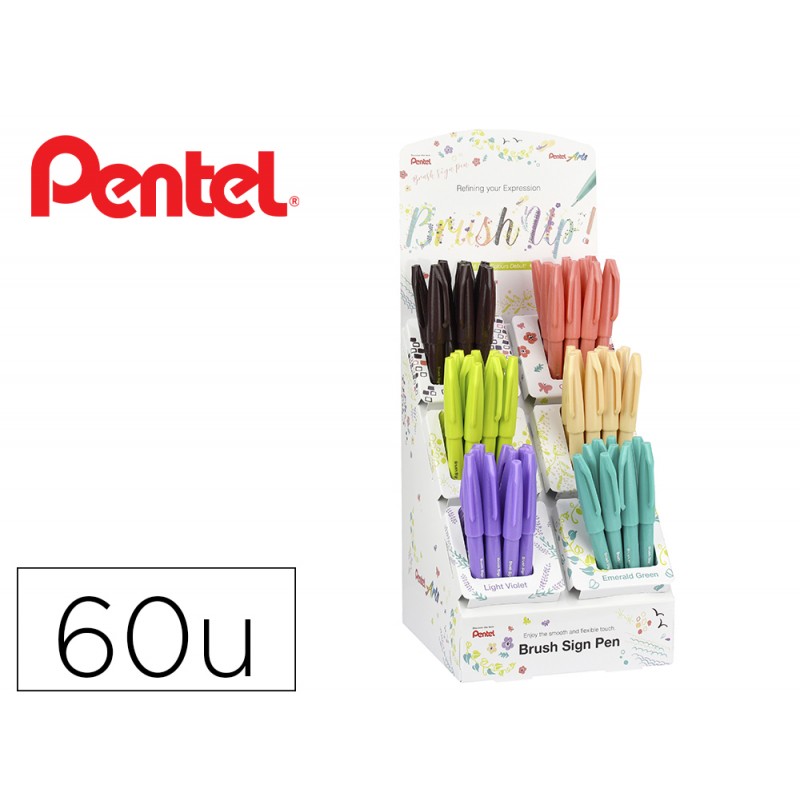 Expositor pentel brush sign...