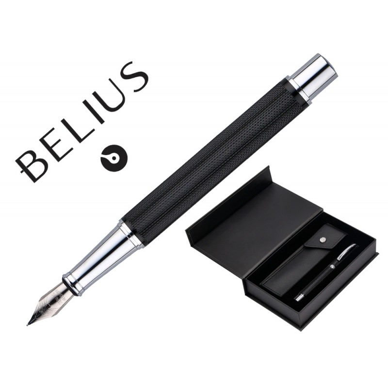 Caneta e estojo belius...