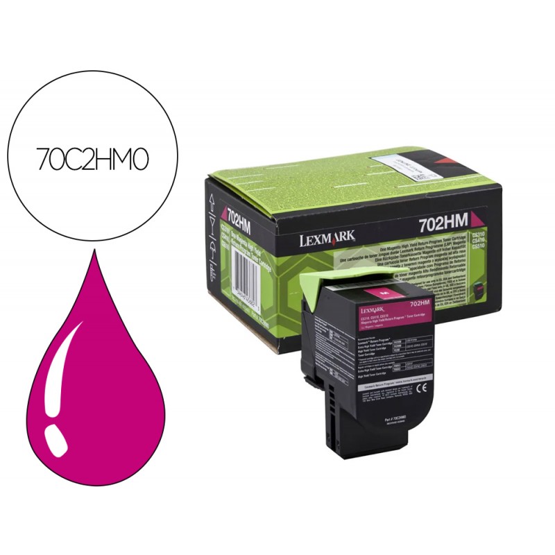 Toner lexmark laser 70c2hm0...