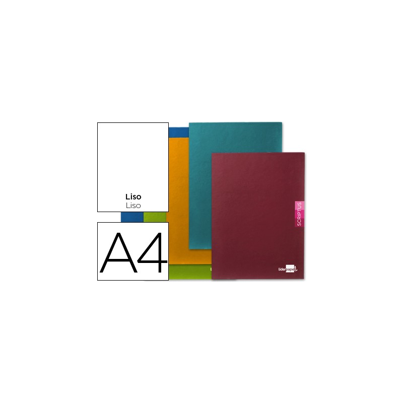 Caderno agrafado liderpapel...