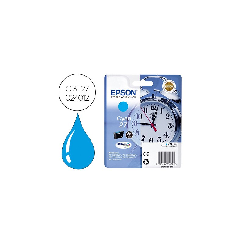 Tinteiro epson 27 wf3620 /...