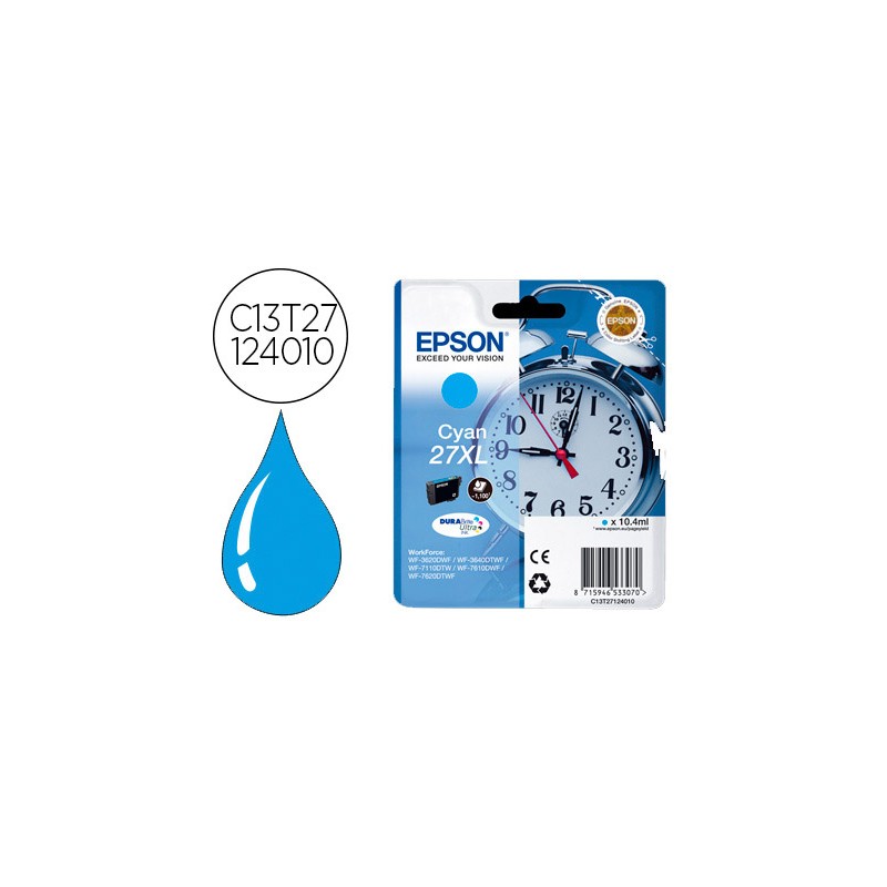 Tinteiro epson 27xl wf3620...