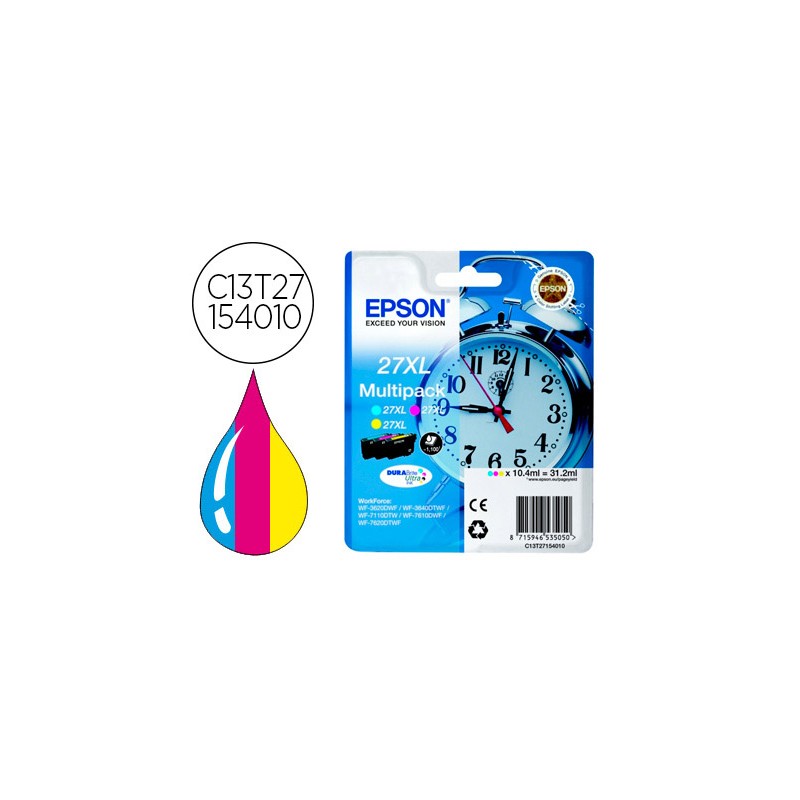 Tinteiro epson 27 xl wf3620...