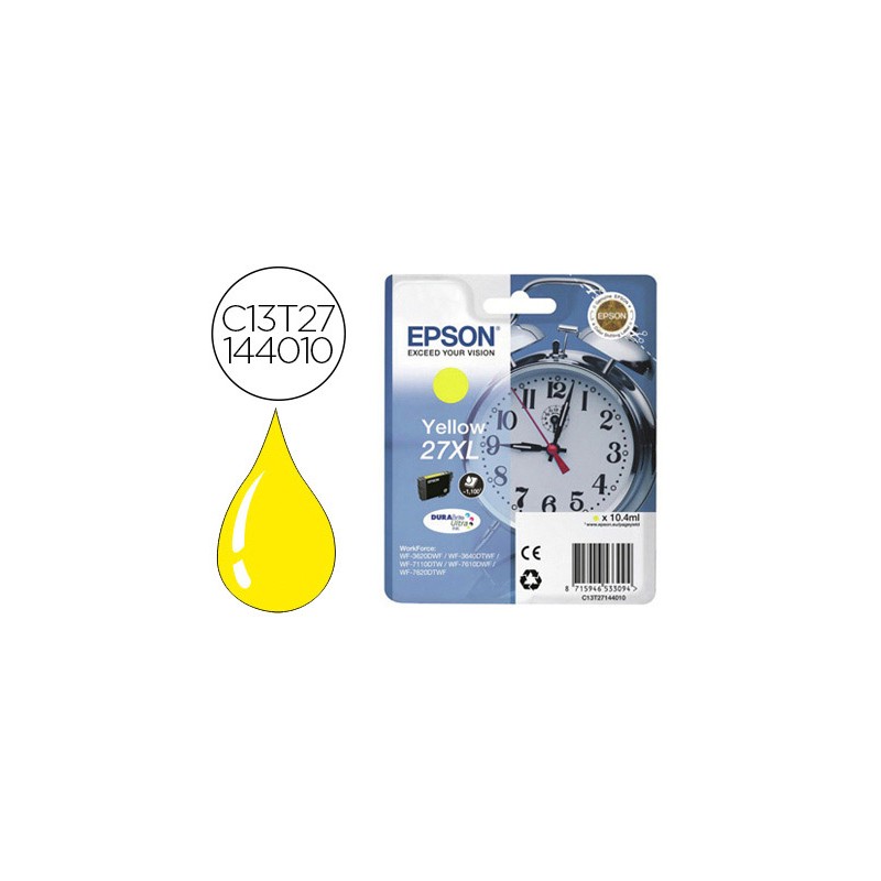 Tinteiro epson 27xl wf 3620...